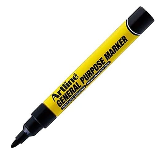 ปากกาเคมี ARTLINE EKPR-GPM หัวกลม 1.5 มม. สี ดำ